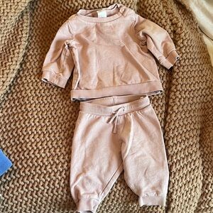 H&M Kids Matching Set in Light Pink